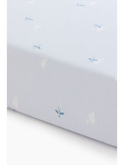 H&M - Blue Cot Fitted Sheet