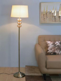 At Home by Nilkamal - Bubbles Floor Lamp (Gold)