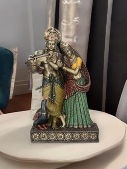 At Home by Nilkamal - Radha Krishna Couple Showpiece Polyresin