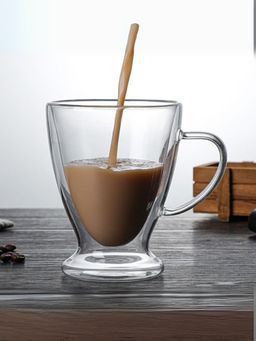 Smokey Cocktail - Insulated Double Wall Coffee/Tea Glasses (Pack of 2)