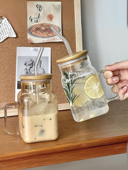 Smokey Cocktail - Wooden Lid Coffee Mugs (Pack of 2)