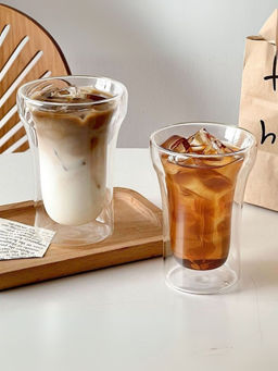 Smokey Cocktail - Double Wall Curved Glasses (Pack of 2)