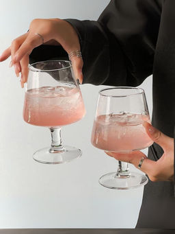 Smokey Cocktail - Three Layered Glasses (Pack of 6)