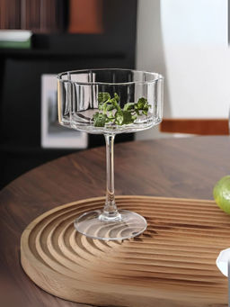 Smokey Cocktail - Blooming Cocktail Martini Coupe Glasses (Pack of 4)