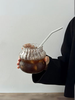 Smokey Cocktail - Linear Design Cocktail Glasses (Pack of 6)