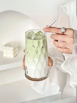 Smokey Cocktail - Leafy Long Drink Glasses (Pack of 4)