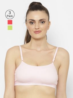 Floret - Wirefree Non-padded Sporty Bra - Multi-Color