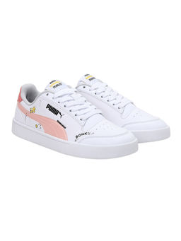 Puma - x PEANUTS Shuffle White Sneakers JR