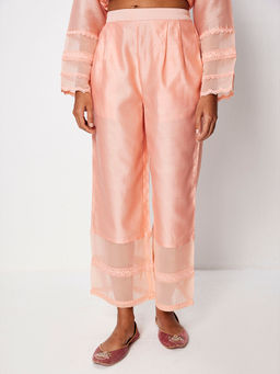 Ancestry - Peach Solid Wide Pant