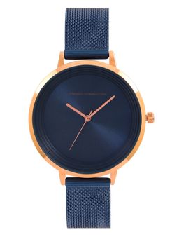 French Connection - Navy Blue Round Analog Casual Watch -FCN0001C