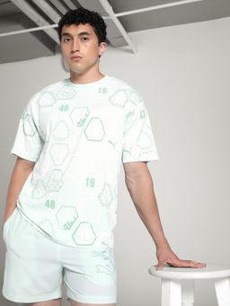 Puma - Men'S Premium Ess Relaxed Aop T-Shirt