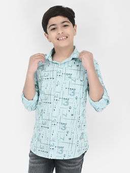 CRIMSOUNE CLUB - Blue Cotton Shirt