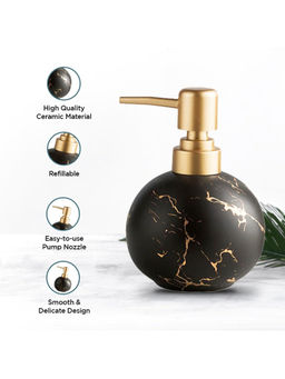 UMAI - Black Liquid Soap Sanitizer Shampoo Dispenser