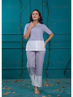Roohaniyat - Women Embroidered Cotton Co-ord (Set of 2)