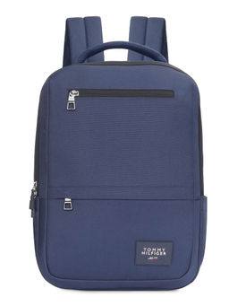 Tommy Hilfiger - Unisex Navy Blue Lawrence Laptop Backpack