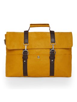 MBOSS - Faux Leather 15.6 Inch Laptop Messenger Bag