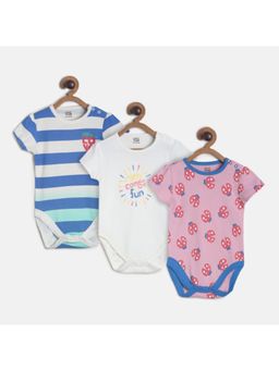 MINI KLUB - Baby Girls Multi Body Suit (Set of 3)