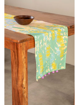 Freedom Tree - Kagal Cotton Dawn Yellow Table Runner