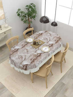 The Home Story - 4 Seater Oval Dining Table Cover