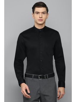 Louis Philippe - Black Solid Formal Shirt