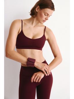 H&M - Women Red Medium Support Sports Bra With Sculptmove