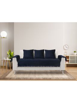 Saral Home - Axis Sofa Cover Set Blue
