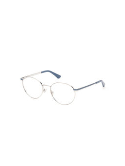 Guess - Shiny Silver-Shiny Light Blue Lens Shiny Silver Light Blue Frame (51)