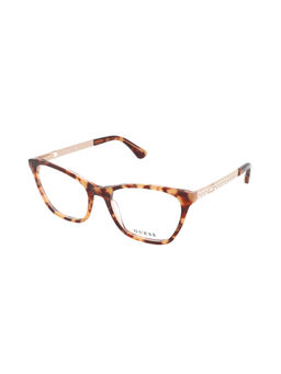 Guess - Shiny Light Brown Demi Lens Square Sunglass Shiny Light Brown Demi Frame (53)