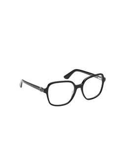 Guess - Shiny Black Lens Square Sunglass Full Rim Shiny Black Frame (53)