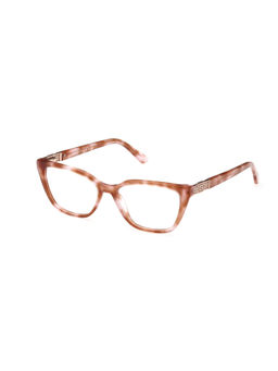 Guess - Shiny Light Brown Demi Lens Rectangular Sunglass Shiny Light Brown Demi Frame (53)