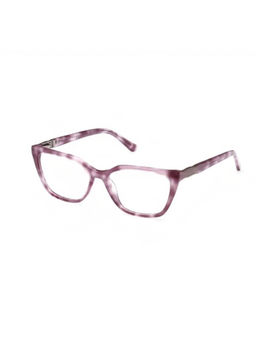 Guess - Shiny Violet Demi Lens Rectangular Sunglass Full Rim Shiny Violet Demi Frame (51)