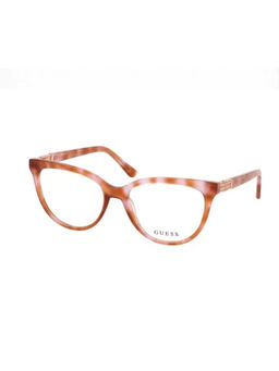 Guess - Shiny Light Brown Demi Lens Cat Eye Sunglass Shiny Light Brown Demi Frame (54)