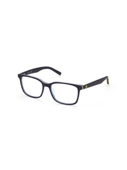 Guess - Shiny Blue-White Lens Square Sunglass Full Rim Shiny Blue-White Frame (56)