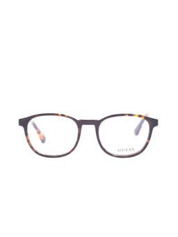 Guess - Shiny Brown Demi Lens Square Sunglass Full Rim Shiny Brown Demi Frame (51)