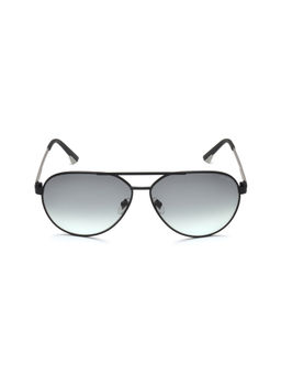 Police - Green Gradient Lens Pilot Sunglass Matt Black Frame (61)