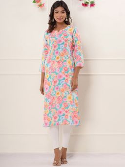 Readiprint - Womens Printed Kurta Multicolor