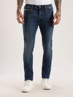 Calvin Klein - Mid-Wash Skinny Fit Mid Rise Jeans