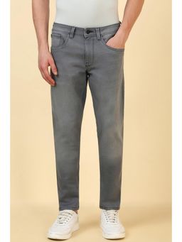 Allen Solly - Men Grey Mid Wash Jeans