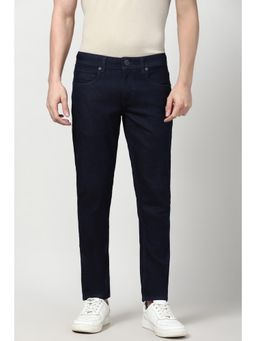 Peter England - Men Navy Dark Wash Jeans
