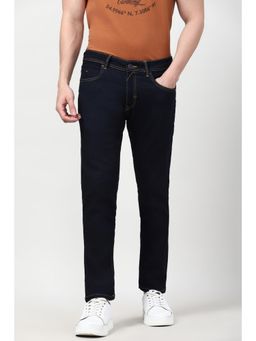 Peter England - Men Navy Dark Wash Jeans