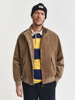 GANT - Men Khaki Cord Harrington Jacket