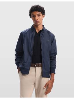 Arrow Sports - Men's High Neck Wind Cheater Blue Jacket