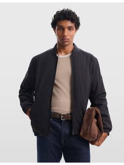 Arrow Sports - Men's Zipper Base Ball Black Jacket