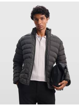 Arrow Sports - Men's Heavy High Neck Puffer Grey Jacket