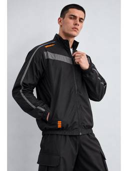 Kvetoo - Men’s Lightweight Windcheater Black Jacket