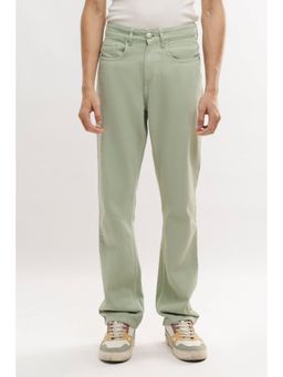 FREAKINS - Mens Rage Green Slim Fit Jeans