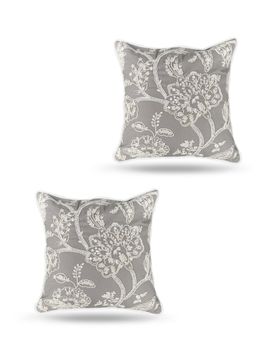 SHADES OF LIFE - Cotton Decorative Grey Cushion Covers