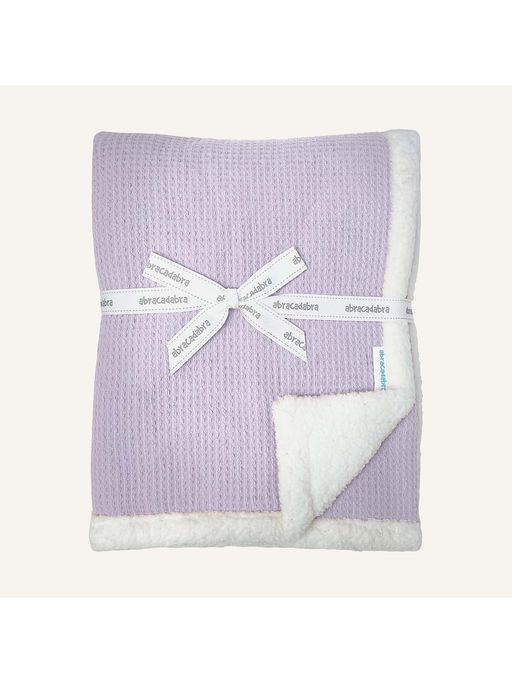Abracadabra Purple Textured Blanket