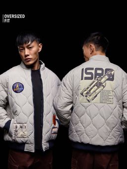 The Souled Store - Official Official Isro- Chandrayaan Men Puffer Jacket
