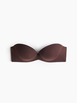 H&M - Women Brown Microfibre Super Push-Up Balconette Bra